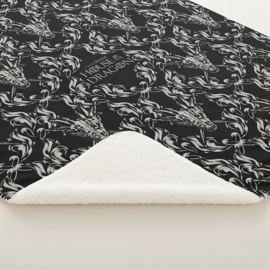 Balerion Skull Pattern Sherpadecke (3/4)