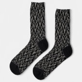 Balerion Skull Pattern Socken (Linkes Detail)