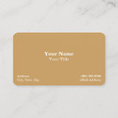 Bales of Hay Business Card Visitenkarte (Rückseite)