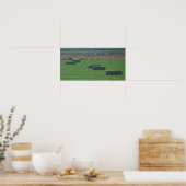 Bales von Hay II - Foto Print Poster (Küche)