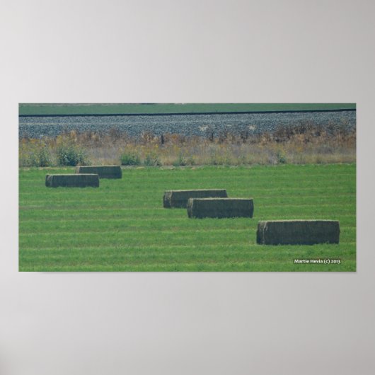 Bales von Hay II - Foto Print Poster (Vorne)
