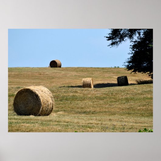 Bales von Hay Poster (Vorne)
