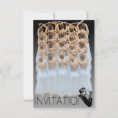 Balet Ball Gentelmen Einladung (Vorderseite)