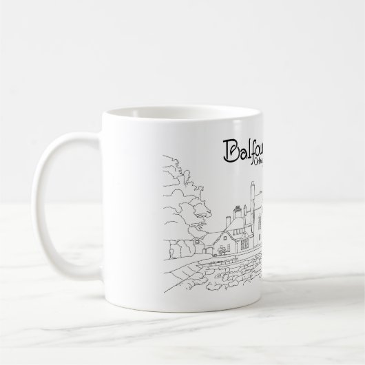 Balfour Castle Scotland Kaffeetasse (Links)