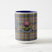 Balfour Clan Abzeichen & Tartan Tasse (Zentrum)