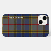 Balfour Clan Tartan Kariert Case-Mate iPhone Hülle (Rückseite (Horizontal))