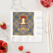Balfour Personalisiert Tartan Christmas Serviette (Beispiel)