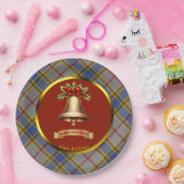 Balfour Tartan Personalisiert Weihnachten Pappteller (Party)
