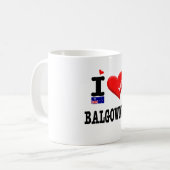 BALGOWNIE - I Liebe Magnet Kaffeetasse (Vorderseite Links)