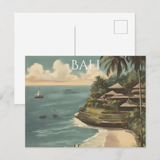 Bali (15) postkarte (Vorne/Hinten)