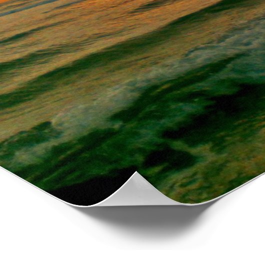 Bali Abend Sky Poster (Ecke)