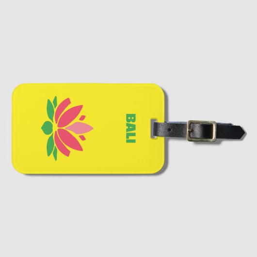 Bali Akrylic-Gepäckanhänger Gepäckanhänger (Vorderseite (Horizontal))