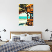 Bali Beach Cafe Bar Leinwanddruck (Insitu (Schlafzimmer))