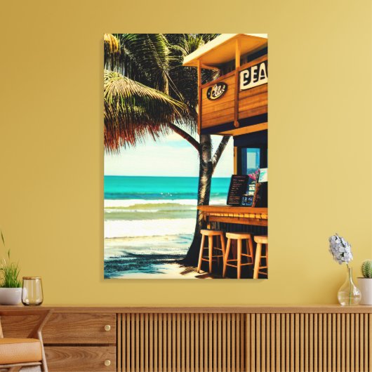 Bali Beach Cafe Bar Leinwanddruck (Insitu (Wohnzimmer))