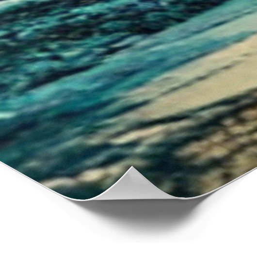 Bali Beach Cafe Bar Poster (Ecke)