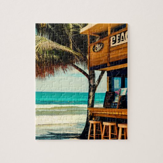 Bali Beach Cafe Bar Puzzle (Vertikal)
