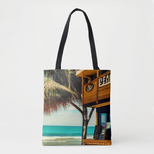 Bali Beach Cafe Bar Tasche (Vorderseite)