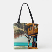 Bali Beach Cafe Bar Tasche (Rückseite)