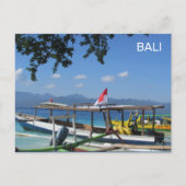 Bali Beach Indonesien Postkarte (Vorderseite)