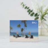Bali Beach Indonesien Postkarte (Stehend Vorderseite)