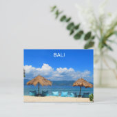 Bali Beach Indonesien Postkarte (Stehend Vorderseite)