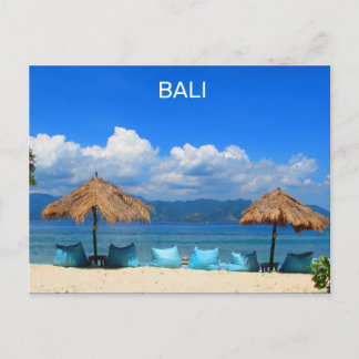 Bali Beach Indonesien Postkarte