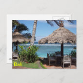 Bali Beach Scene Postkarte (Vorne/Hinten)