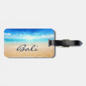 Bali Beach Sonnenaufgang Gepäckanhänger (Rückseite horizontal)