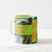 Bali Beach Zweifarbige Tasse (Vorderseite Links)