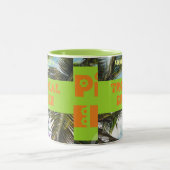 Bali Beach Zweifarbige Tasse (Mittel)