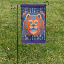BALI BLISS Chow dog garden flagge