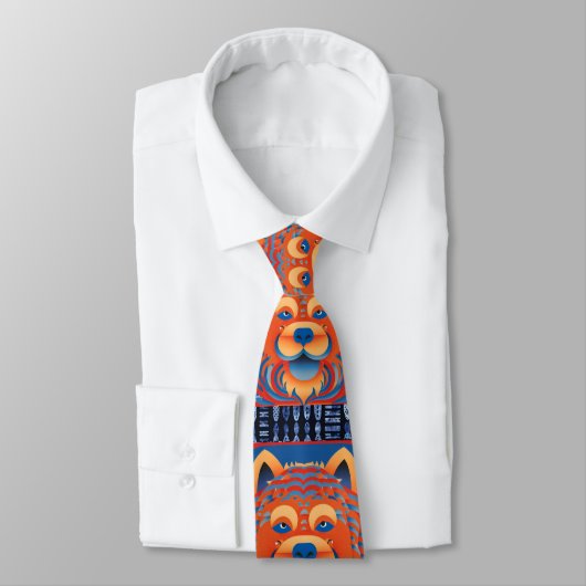 BALI BLISS Chow dog necktie Krawatte (Gebunden)