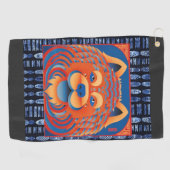 BALI BLISS Chow dog ringside Golfhandtuch (Horizontal)