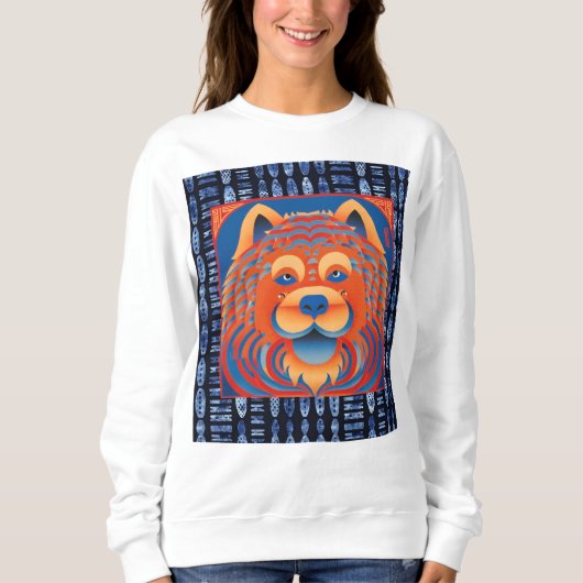 BALI BLISS Chow dog Sweatshirt (Vorderseite)