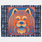 BALI BLISS Chow Fleecedecke (Vorderseite (Horizontal))