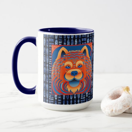 BALI BLISS Chow hund 15 unzen Tasse (Mit Donut)