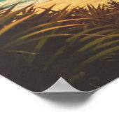 Bali Bliss – Vintage Island Paradise Travel Poster (Ecke)