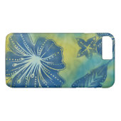 Bali Blume Batik Tropical Case-Mate iPhone Hülle (Rückseite (Horizontal))