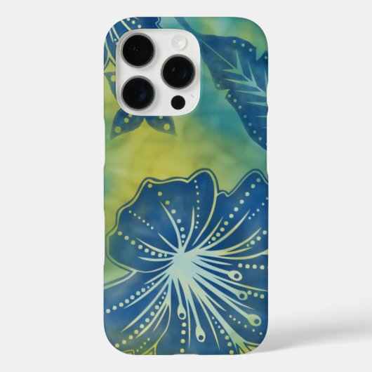 Bali Blume Batik Tropical Case-Mate iPhone Hülle (Rückseite)