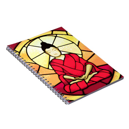 Bali Buddha Fleckglas Notizblock (Rechte Seite)