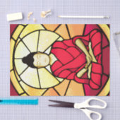 Bali Buddha Fleckglas Seidenpapier (Handwerk)