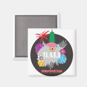 Bali Colorful Magnet (Vorderseite/Rückseite)
