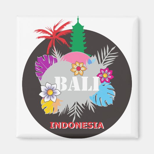 Bali Colorful Magnet (Vorne)