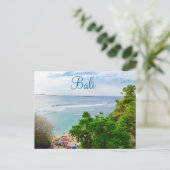 Bali Denpasar Beach Indonesien Postkarte (Stehend Vorderseite)