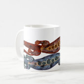 BALI-Eidechse, blau Kaffeetasse (Vorderseite Links)