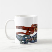 BALI-Eidechse, blau Kaffeetasse (Links)