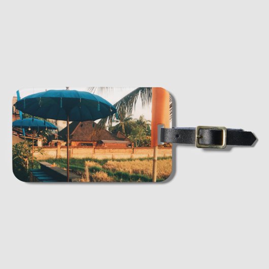 Bali Fields Gepäckanhänger (Vorderseite (Horizontal))