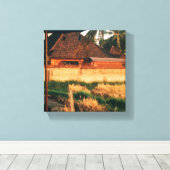 Bali Fields Leinwanddruck (Insitu (Holzboden))