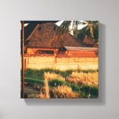 Bali Fields Leinwanddruck (Vorderseite)