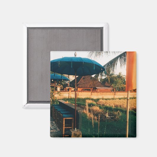 Bali Fields Magnet (Vorderseite/Rückseite)